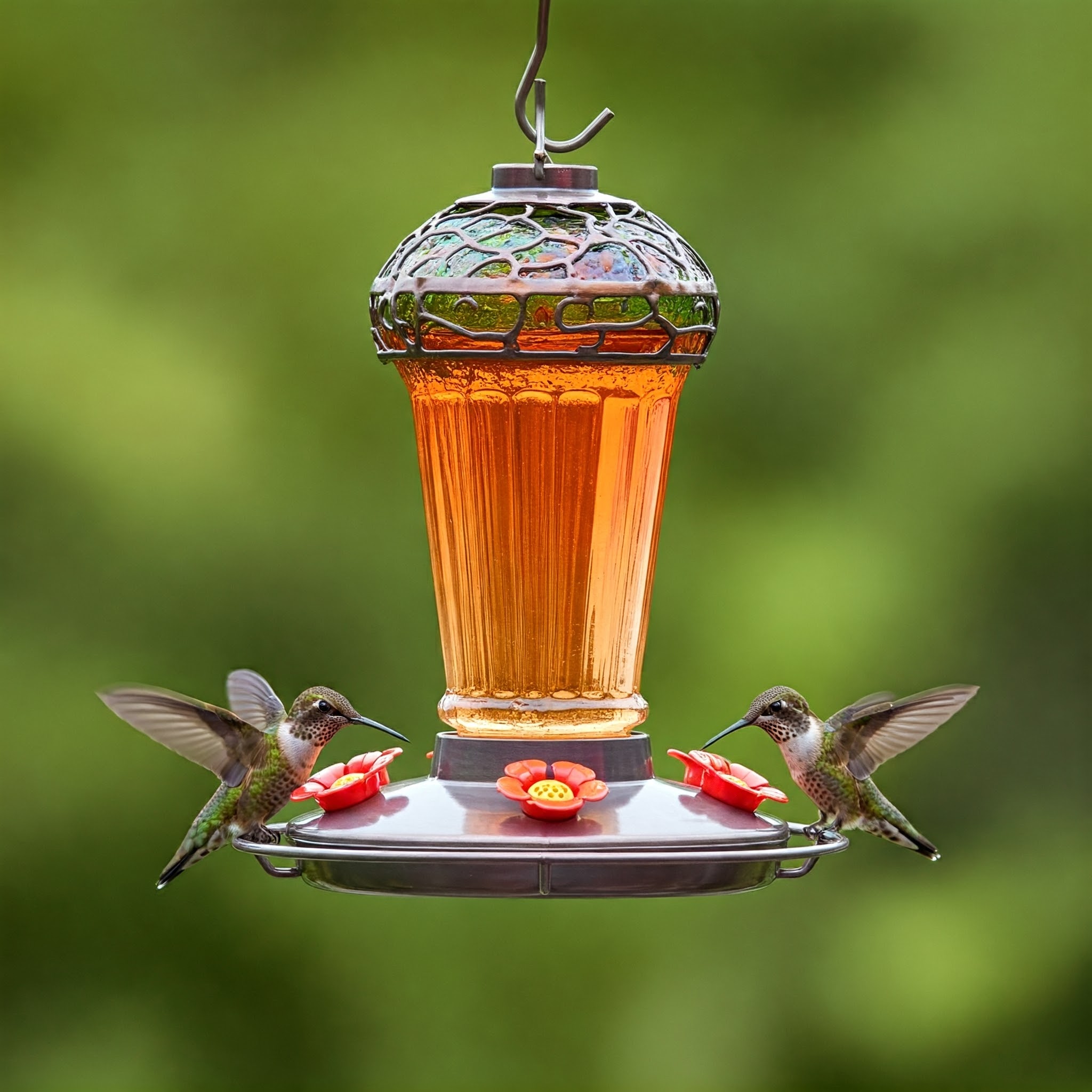 What is a decorate hummingbird feeder?